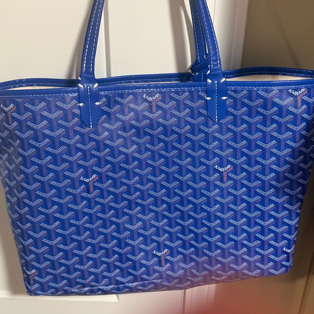 Blue Tote Bag fashion inspired - Picture 3 of 4
